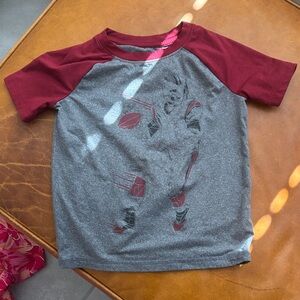 Jumping Beans Gray and Maroon Graphic Tee